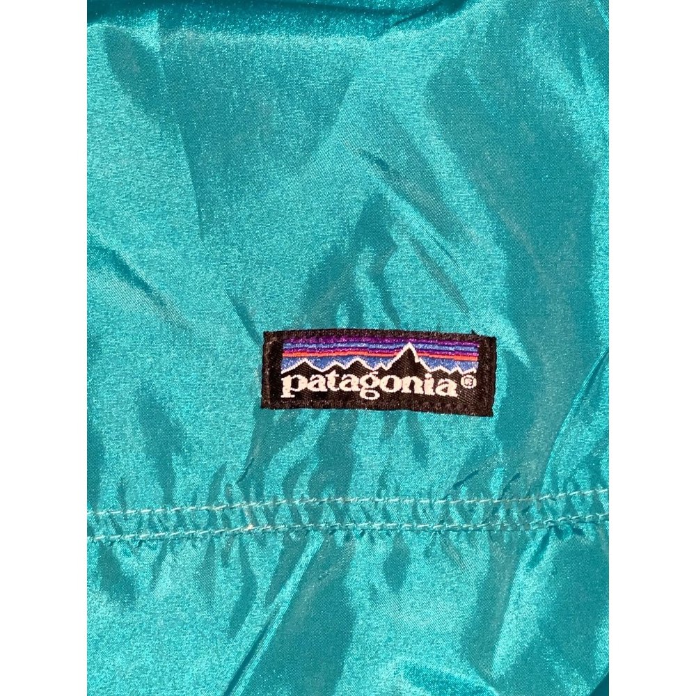 Vintage 90's Patagonia Fleece Lined Member's Only Bomber Jacket Ribbed Cuff - Picture 9 of 12